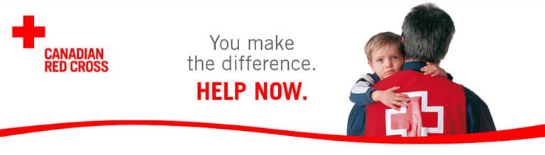 support the canadian red cross