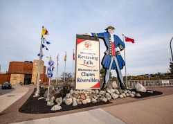 entrance to reversing falls saint john nb